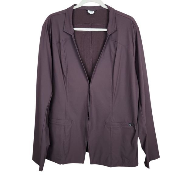 EQL by Kerrits Journey Jacket Equestrian Horse Riding Fig Utility Womens Size XL - Picture 1 of 10